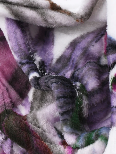 MANTA FLANNEL PRINT PURPURA