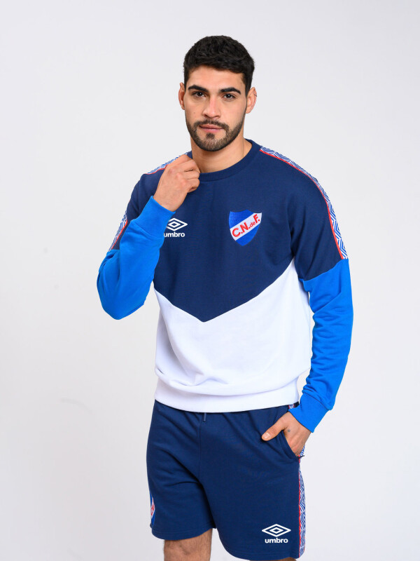 BUZO RIBBON Nacional Hombre Blanco, Azul Marino, Azul Royal