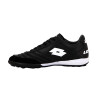 Championes Lotto Futbol Cuero Black White