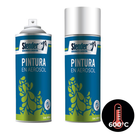 Pintura en Aerosol de Alta Temperatura 400ml Negro