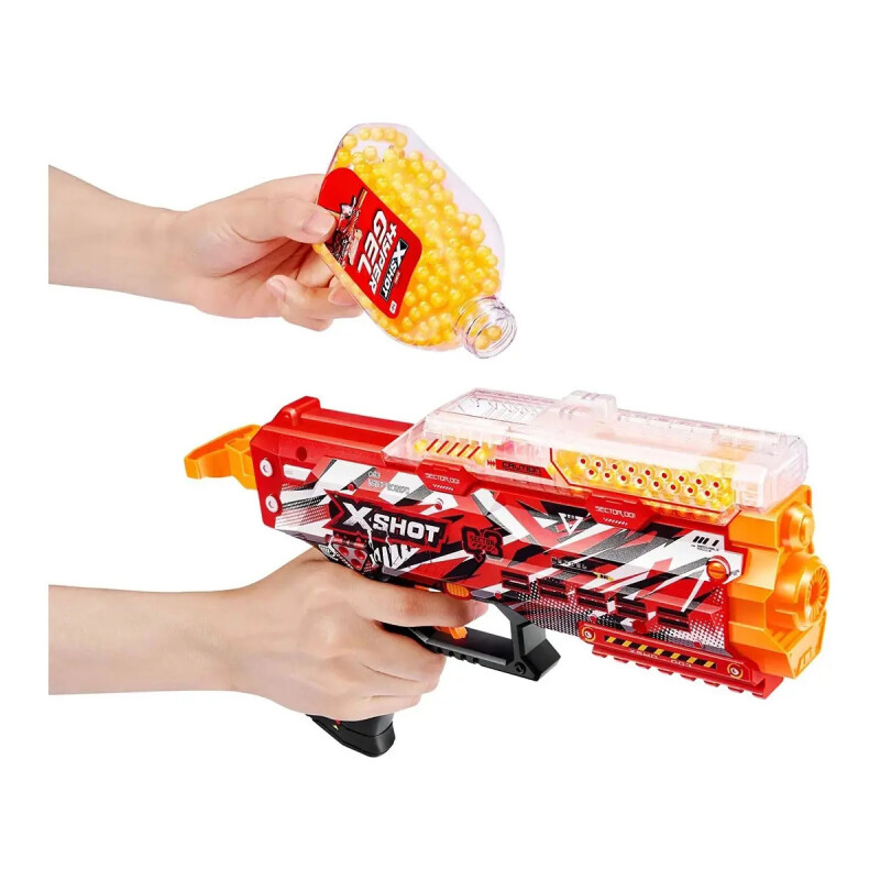 X Shot Pistola Hyper Gel Stinger Con 3000 bolitas de gel X Shot Pistola Hyper Gel Stinger Con 3000 bolitas de gel