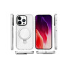 Protector transparente iPhone 15 Pro Max con soporte gris Protector Transparente Iphone 15 Pro Max Con Soporte Gris