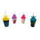 Vaso Dino 400Ml Lila