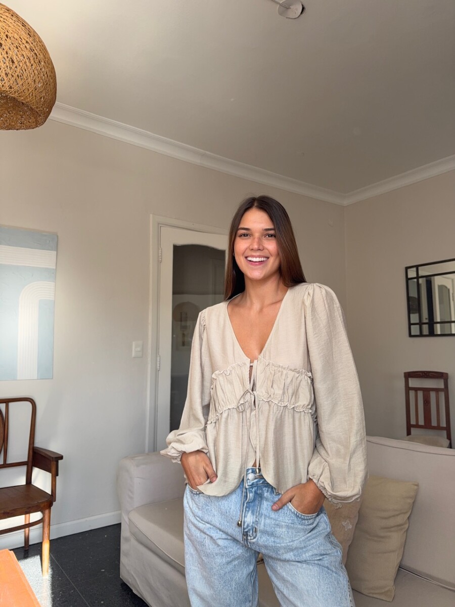 Camisa Muna - beige 