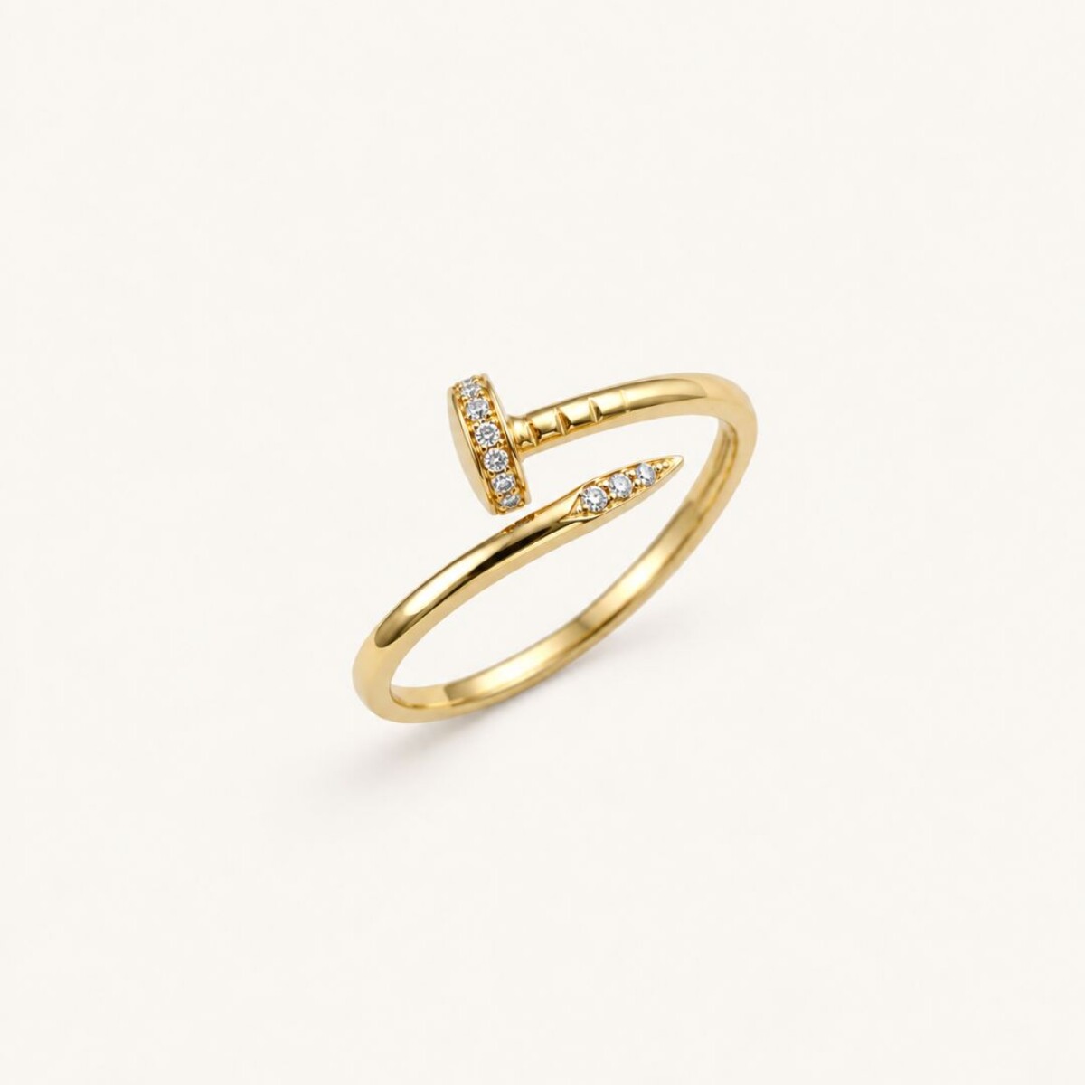Anillo Clavo - Oro 10k 
