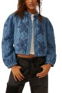 CAMPERA QUINN QUILTED Azul