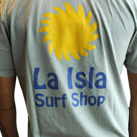Remera La Isla Solei Steel blue mineral