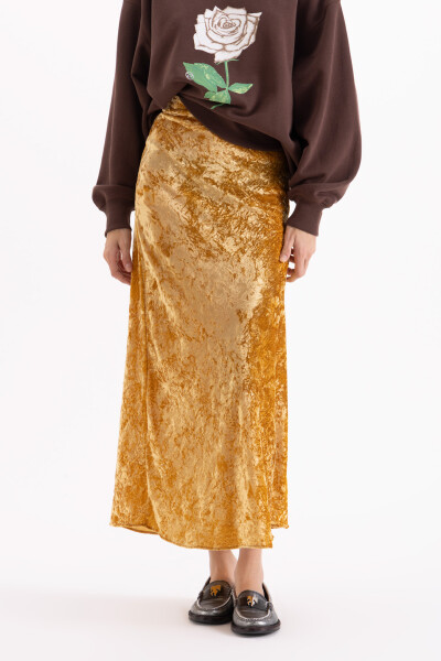 POLLERA MILAN Mostaza