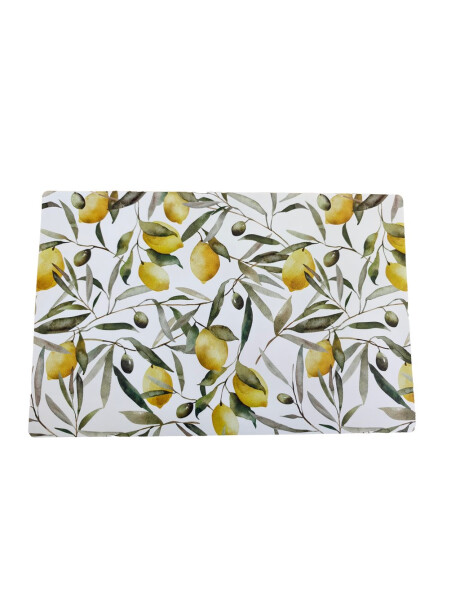 INDIVIDUAL PVC 43.5x28CM ESTAMPADO LIMONERO INDIVIDUAL PVC 43.5x28CM ESTAMPADO LIMONERO