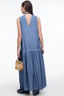 VESTIDO HALTER Azul