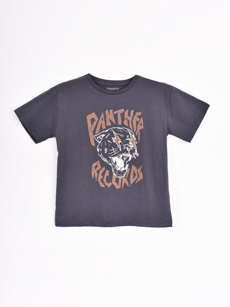 REMERA ROCK OVERSIZED GRIS OSCUROGenérico