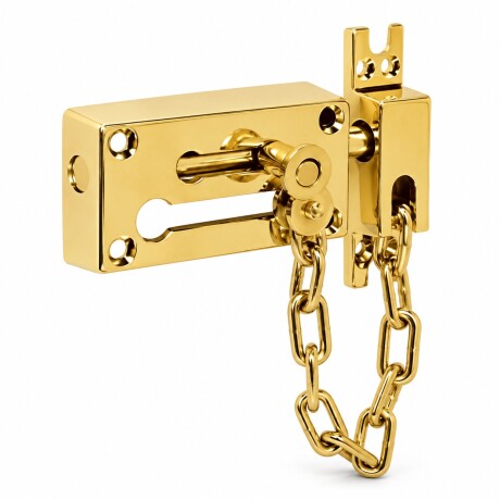 CADENA DE SEGURIDAD BRONCEADO-BLISTER- HERMEX PACA-1 N/a