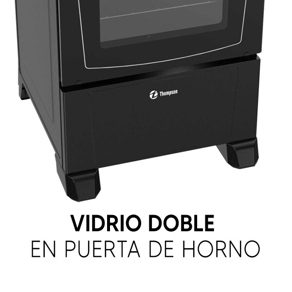 Cocina Thompson Cth 1500 COCINA THOMPSON COMBINADA CTH1500 NEGRO