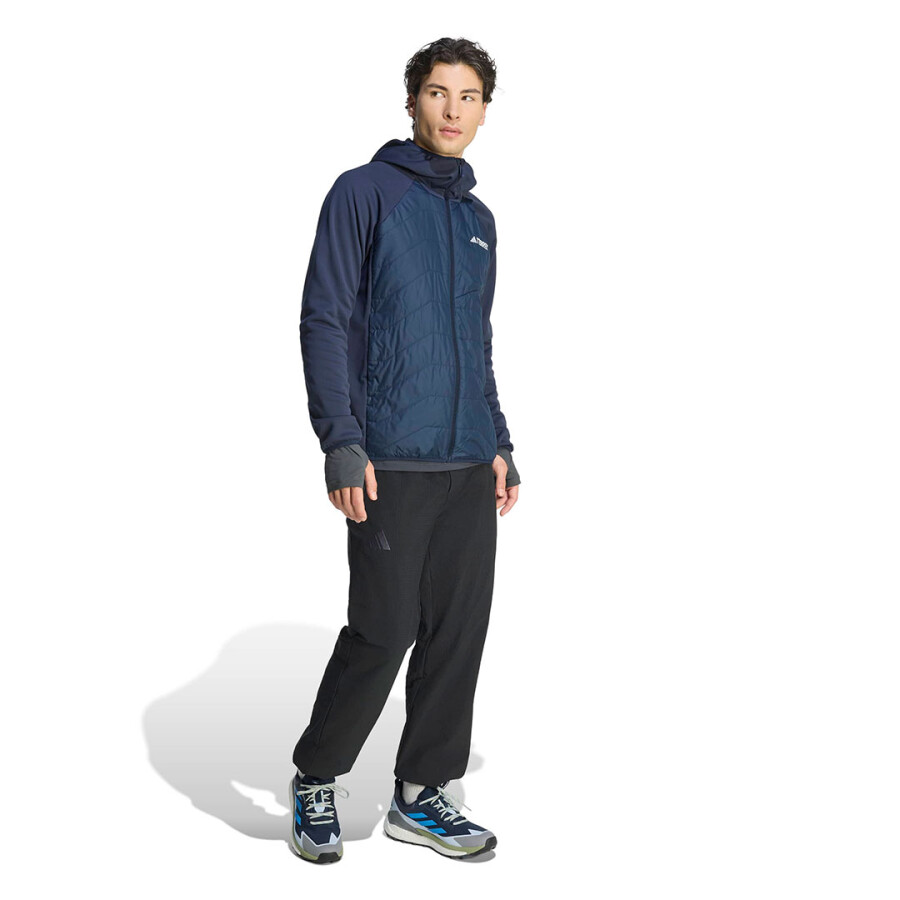 Campera de Hombre Adidas Multi Hyb Jkt Azul - Marino