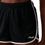 Fila Shorts International Mujer - Negro/Blanco Negro-Blanco