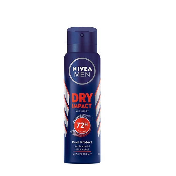 NIVEA DEO SPRAY FOR MEN DRY IMPACT FR. X única