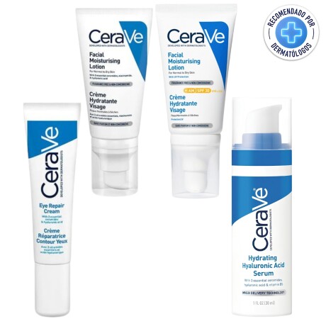 Pack CeraVe Sérum + Loción día + Loción noche + Contorno Pack CeraVe Sérum + Loción día + Loción noche + Contorno