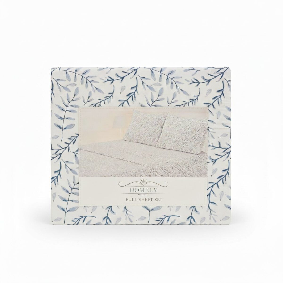 JGO SABANA ESTAMP AZUL FULL 140X200+30CM 4PZAS 