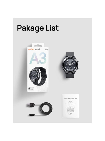 Smartwatch Mibro A3 Negro