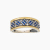 Anillo en Plata y oro con circonias Anillo En Plata Y Oro Con Circonias