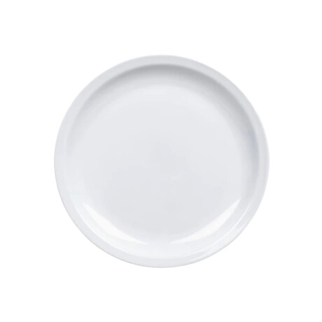 Plato Llano 26 cm Blanco Melamina Plato Llano 26 cm Blanco Melamina