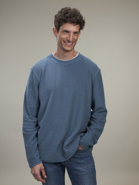 FLEECE FAWARIS AZUL PIEDRA