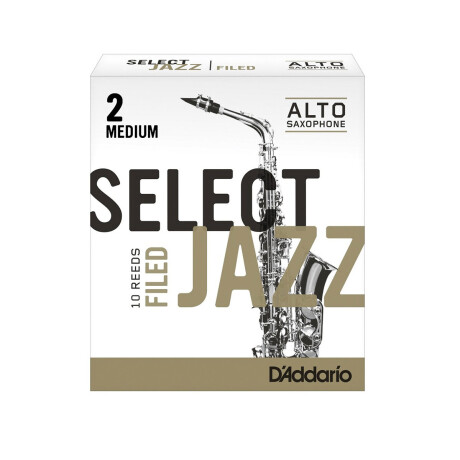 Caña Saxo Alto Daddario Select Jazz 2m Filed P/ Unidad Caña Saxo Alto Daddario Select Jazz 2m Filed P/ Unidad