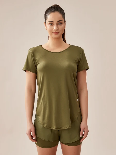 REMERA GENEVRA VERDE MILI