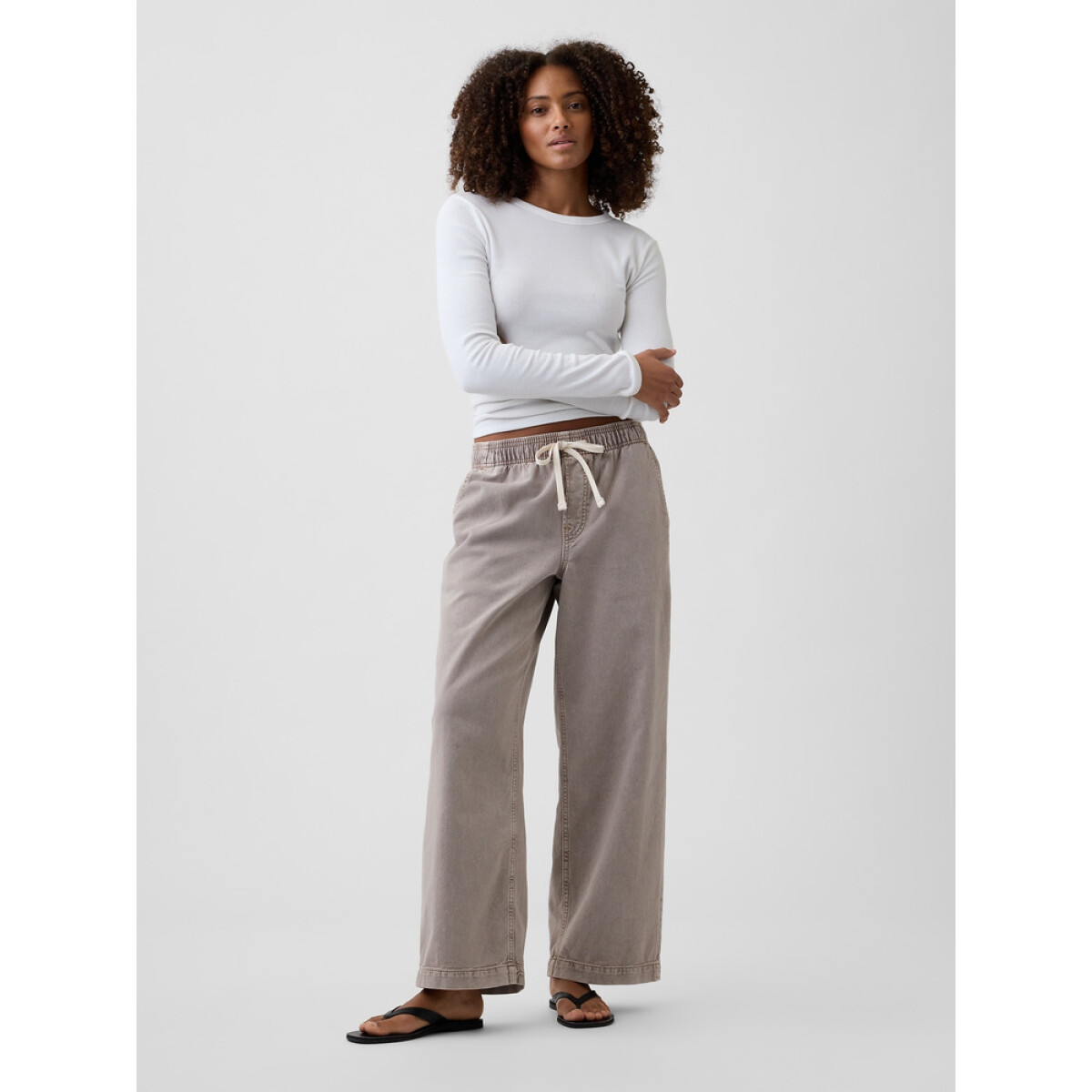 V-PULL ON WIDE LEG BERGAMA - BERGAMA NEUTRAL 