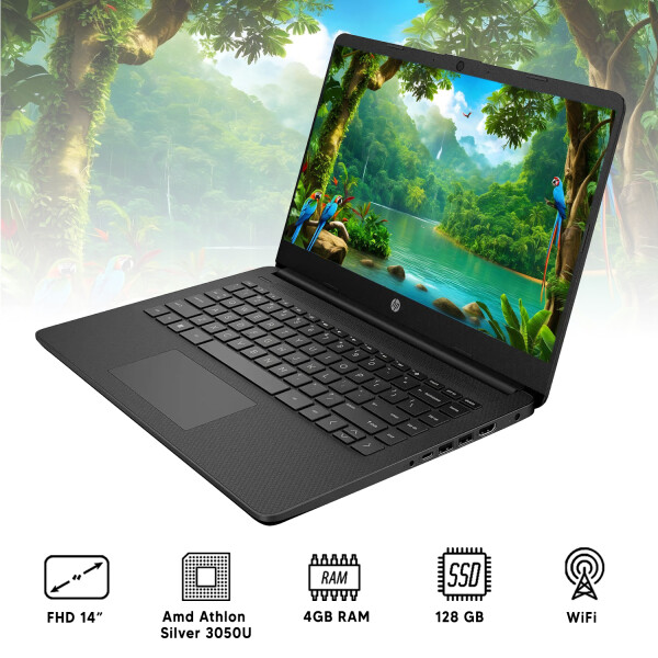 Notebook Hp 14dk1 Amd Athlon 3050u 4gb Ram 128gb Ssd NOTEBOOK RFPL HP 14DK1 AMD 3050U 4/128