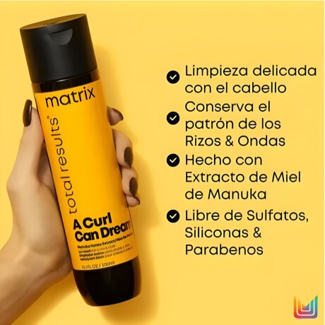 Cowash para rizos Matrix A Curl Can Dream Matrix 300ml Cowash para rizos Matrix A Curl Can Dream Matrix 300ml