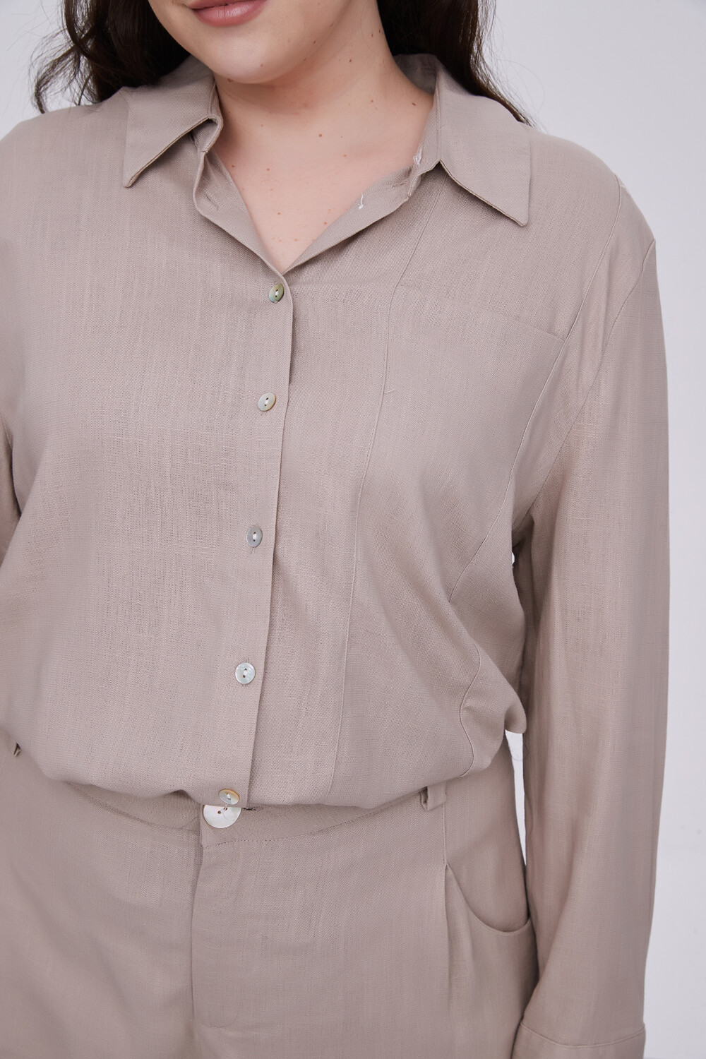 Camisa Torbeck Taupe / Mink / Vison