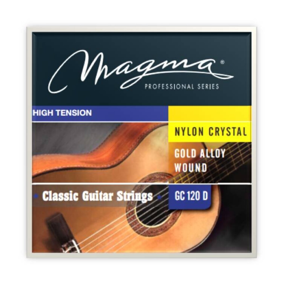 Encordado Guitarra Clásica Magma Tens. Alta Dorada GC120D 