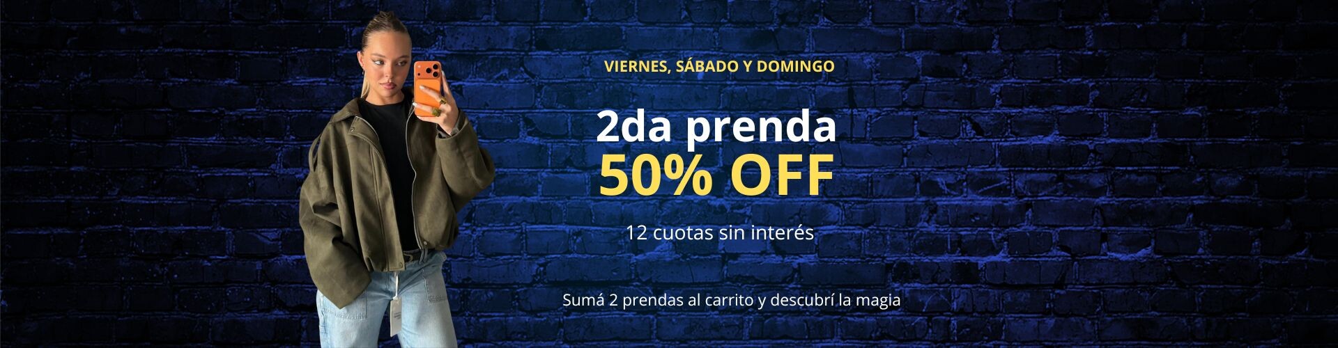Segunda prenda 50% off!