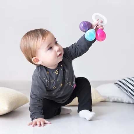 Sonajero Galaxy Juguete Bebé en Plástico con Agarre Suavinex Rosa