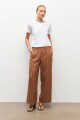 Pantalón pijama 100% Lino camel