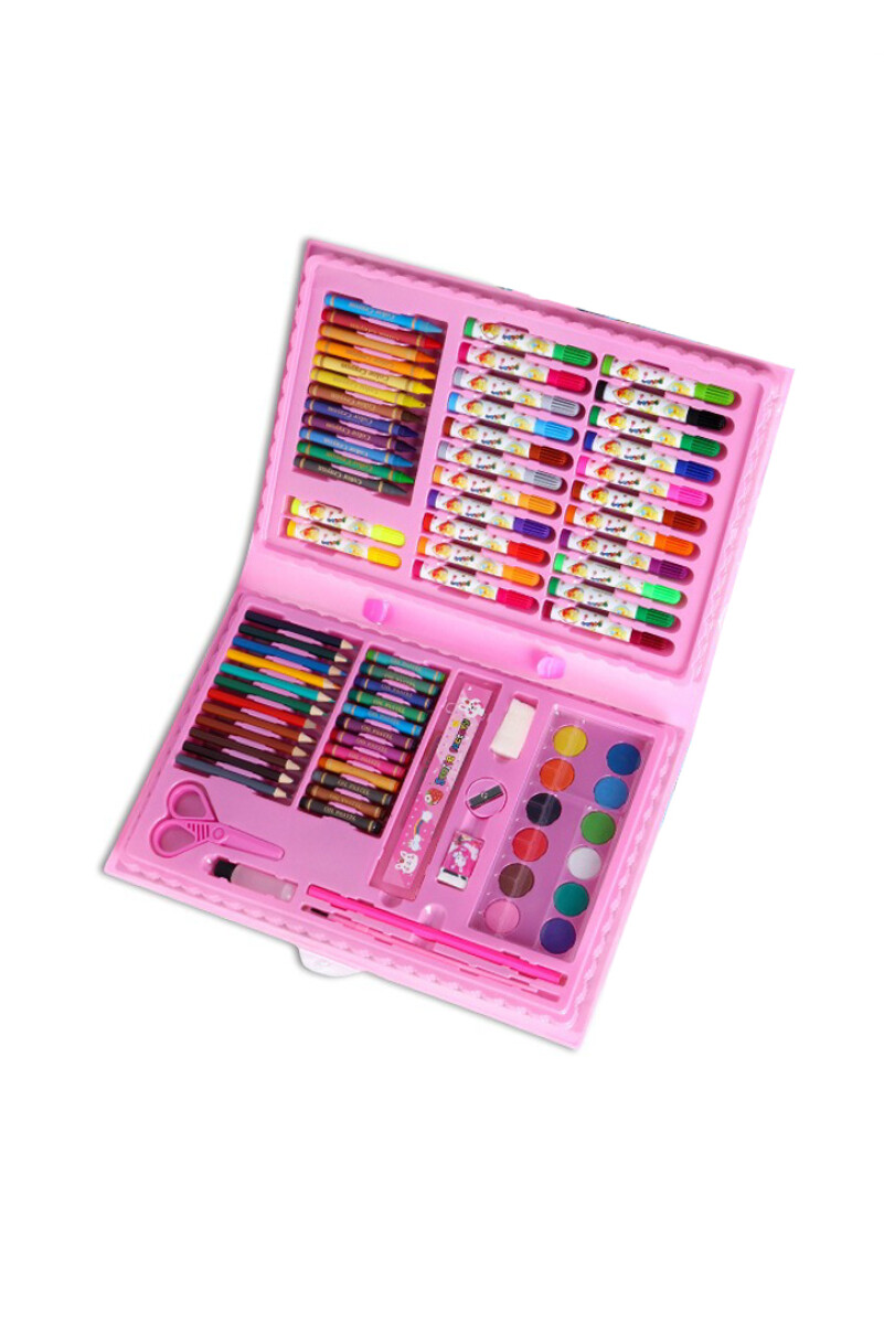 Set Valija Escolar Completa - Rosa 