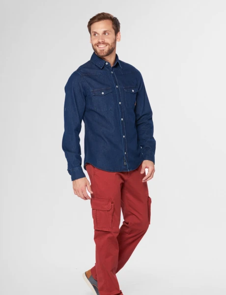 PANTALÓN CARGO SPANDEX Terracota