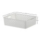 Set x3 Cesto organizador Quadratta calado M BLANCO