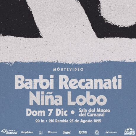 Barbi Recanati y Niña Lobo en Sala del Museo General