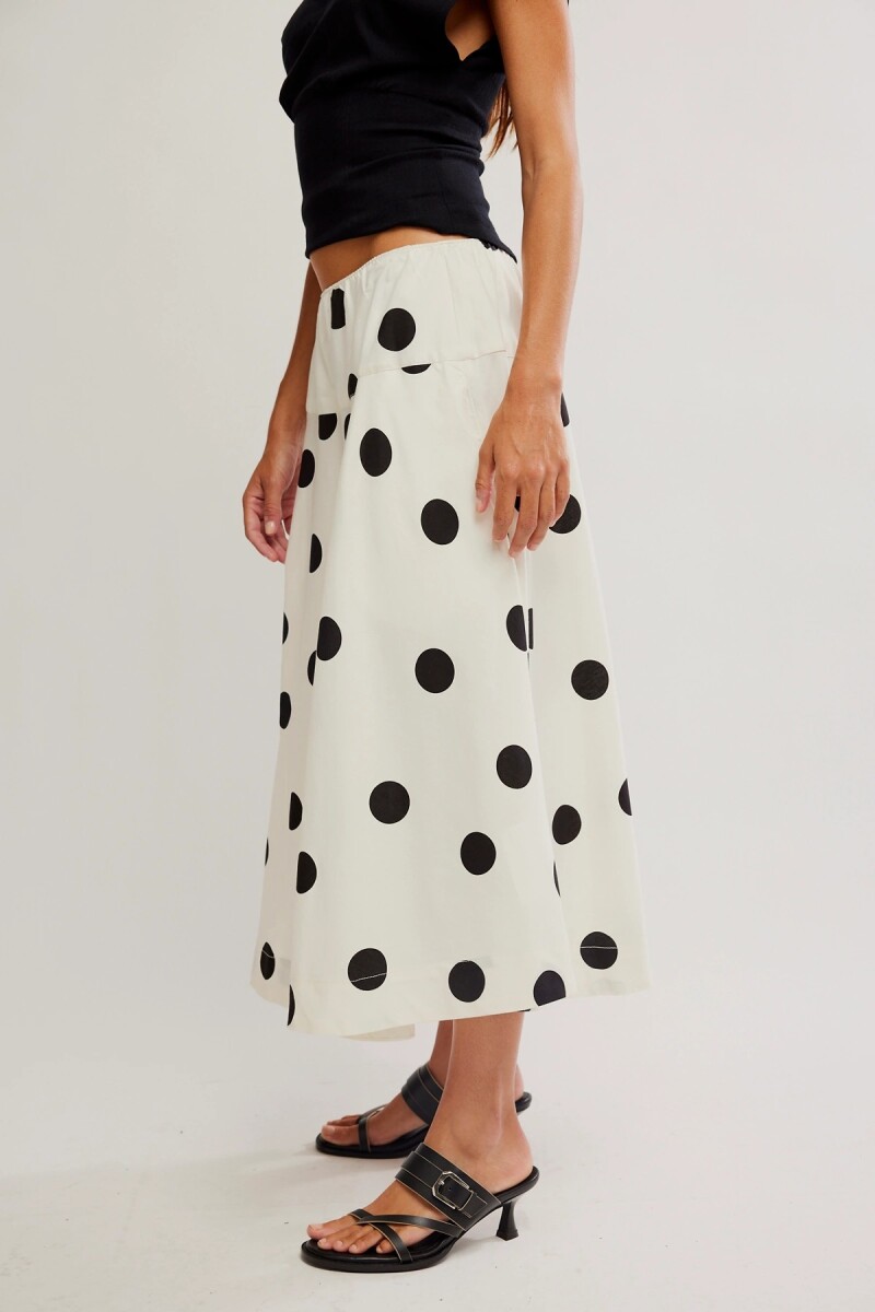 FALDA BETTY DROPWAIST Marfil
