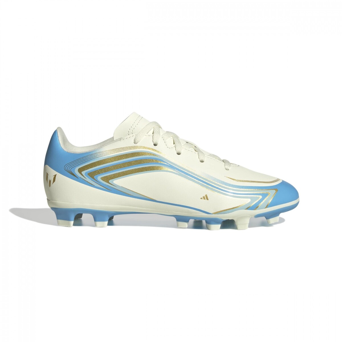 Championes Adidas F50 MESSI CLUB FG/MG J Niños IH1915 - Blanco-celeste Claro 