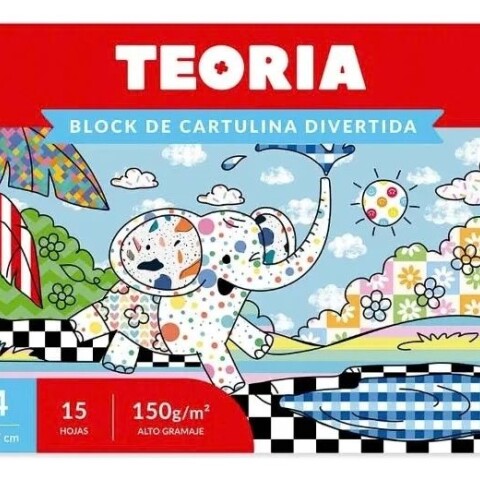 BLOCK DE CARTULINA DIVERTIDA TAMAÑO A4 DE 15 HOJAS BLOCK DE CARTULINA DIVERTIDA TAMAÑO A4 DE 15 HOJAS