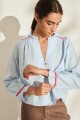 BLUSA ARROYO Celeste