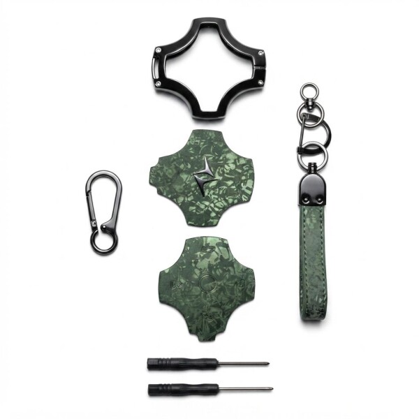 Llavero Para Vigo//nammi 06 Con Forma De Estrella - Camuflado Verde Llavero Para Vigo//nammi 06 Con Forma De Estrella - Camuflado Verde