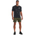UA Vanish Woven 6in Shorts-RED GRN-390