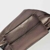 Bolso The Shopping En Cuero Graneado Metalizado Metalizado