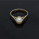 Anillo En Oro 18K Y Perla Anillo En Oro 18K Y Perla