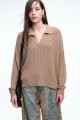 SWEATER TRENZAS Mostaza