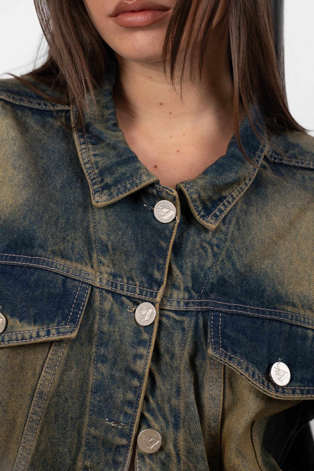 Campera De Jean Spoil Azul